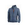 Bluza z kapturem Xplorer, unisex, błękitna