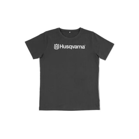T-shirt czarny Husqvarna